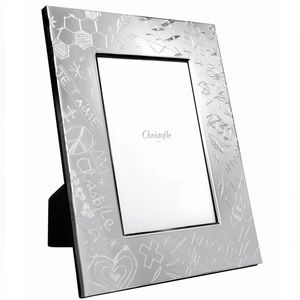 Christofle silver-plated 4x6” picture frame with original packaging